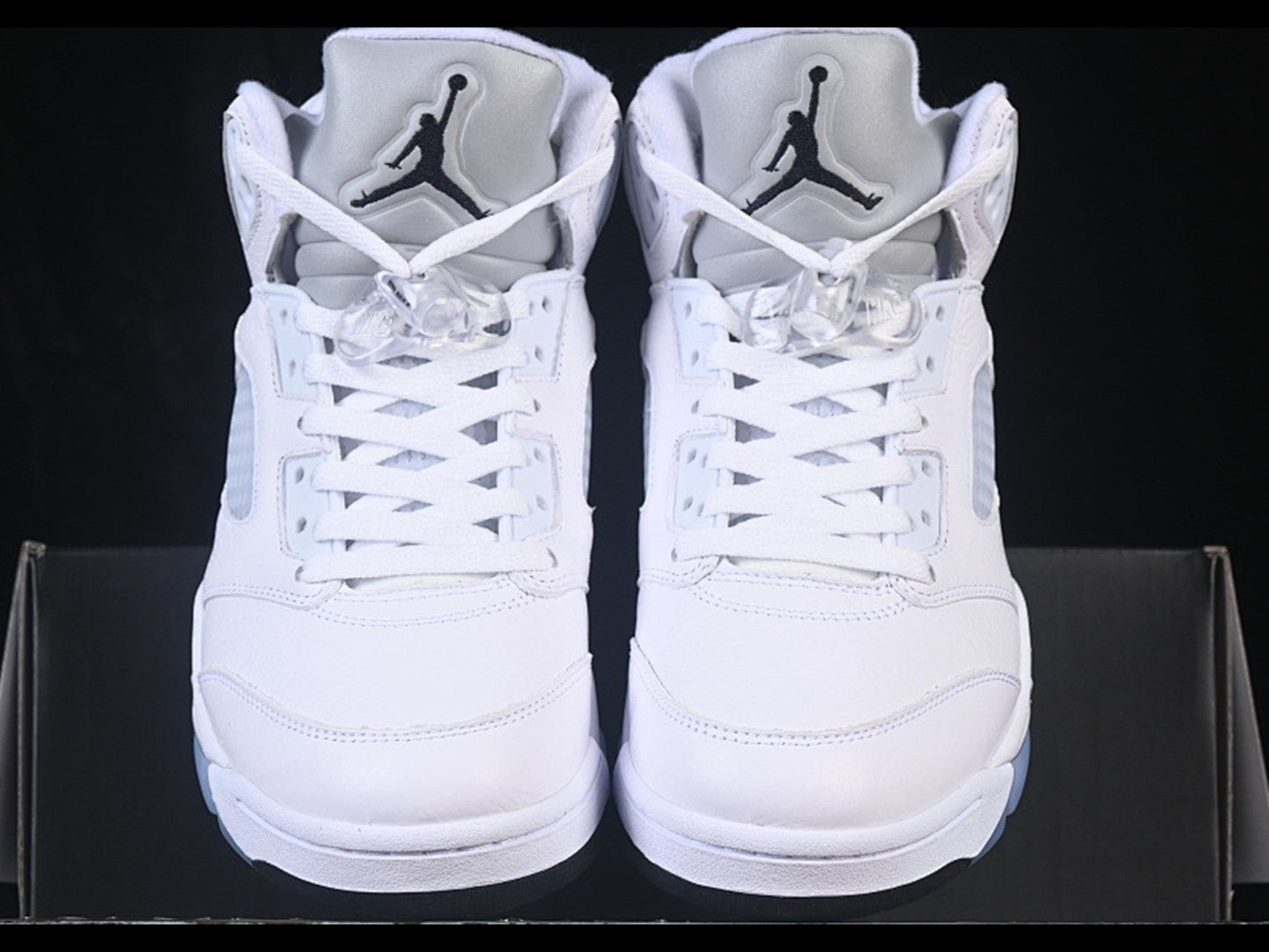 Jordan 5 Retro White/Metallic Silver/Black