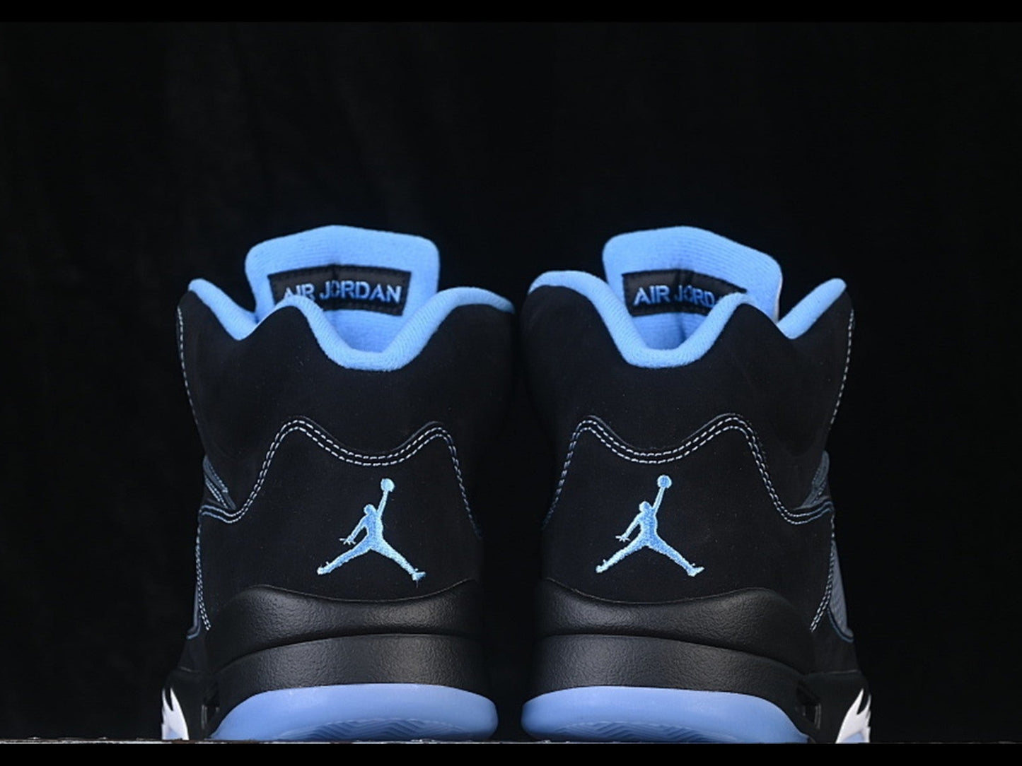 Jordan 5 Retro Black University Blue