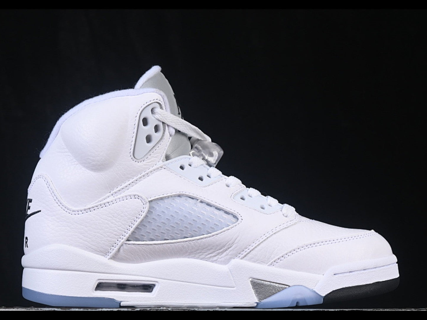 Jordan 5 Retro White/Metallic Silver/Black