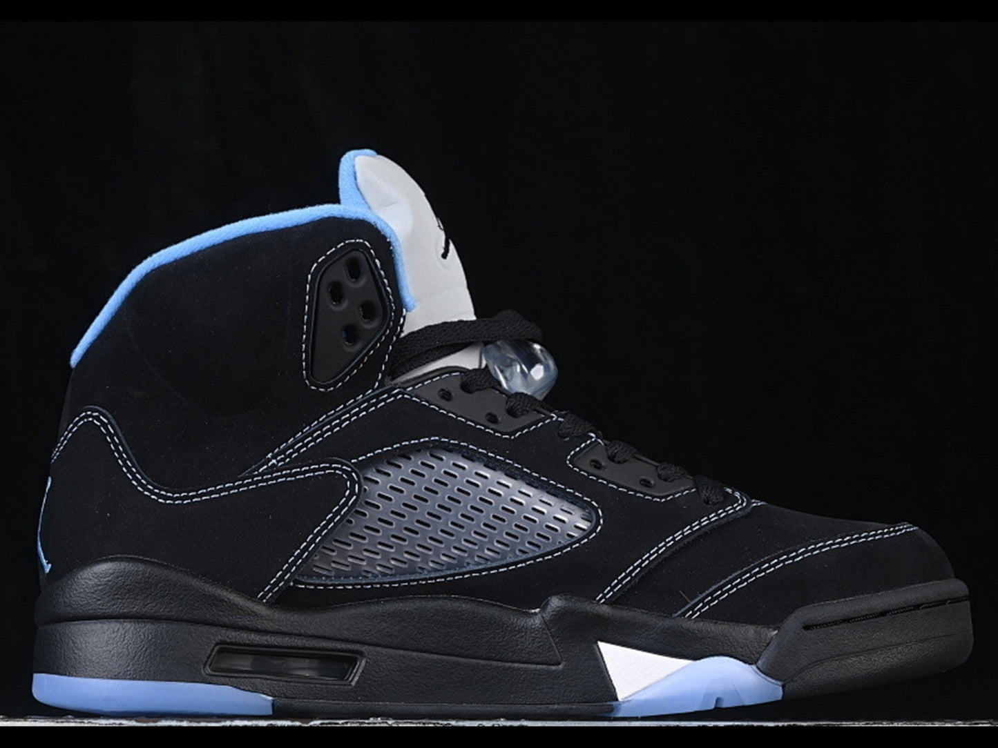 Jordan 5 Retro Black University Blue
