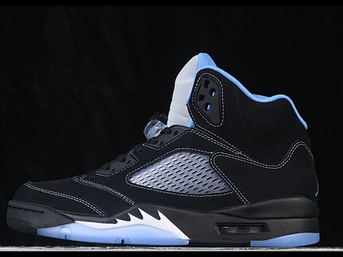 Jordan 5 Retro Black University Blue