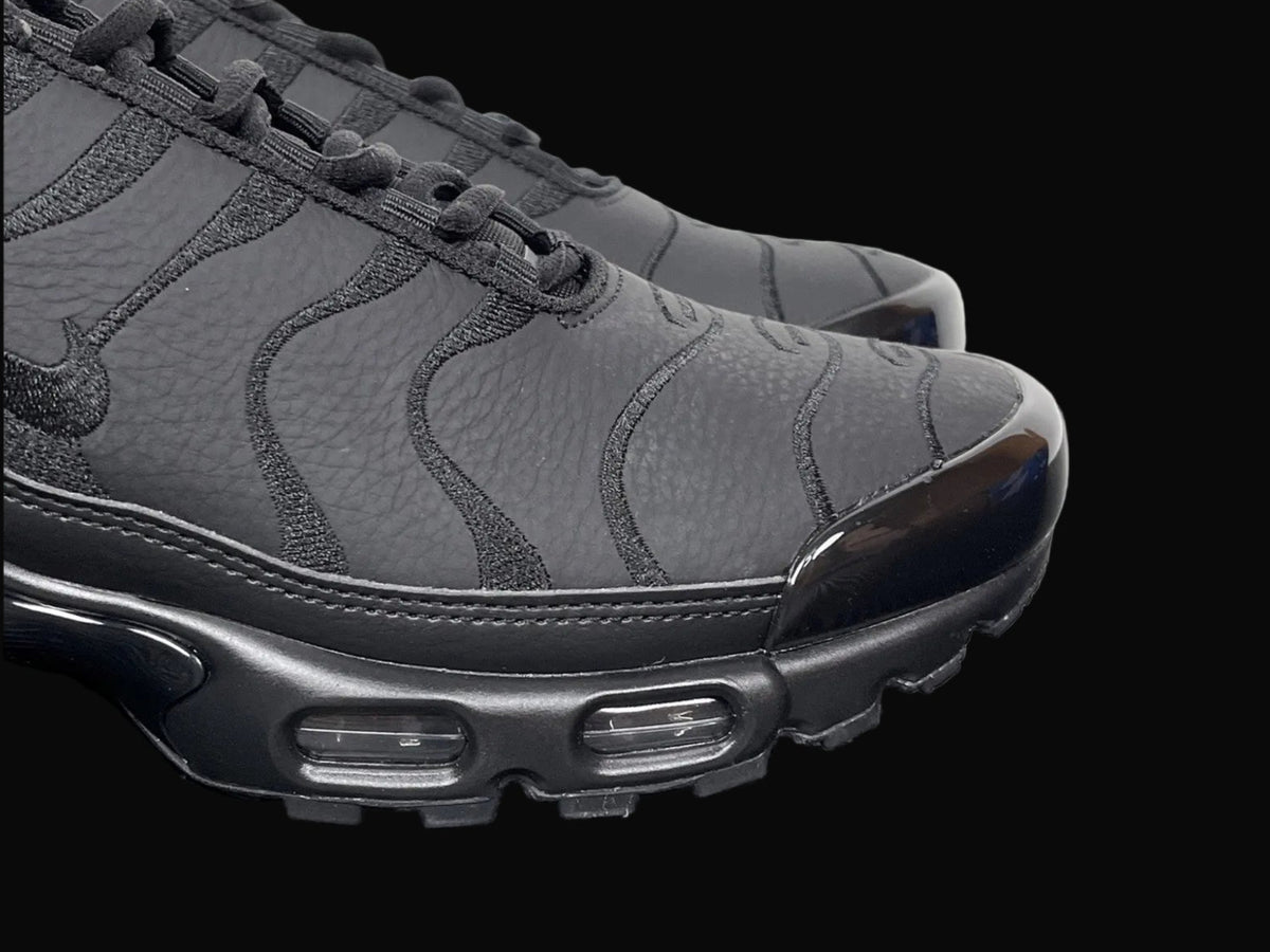 Nike Air Max Plus Triple Black Leather