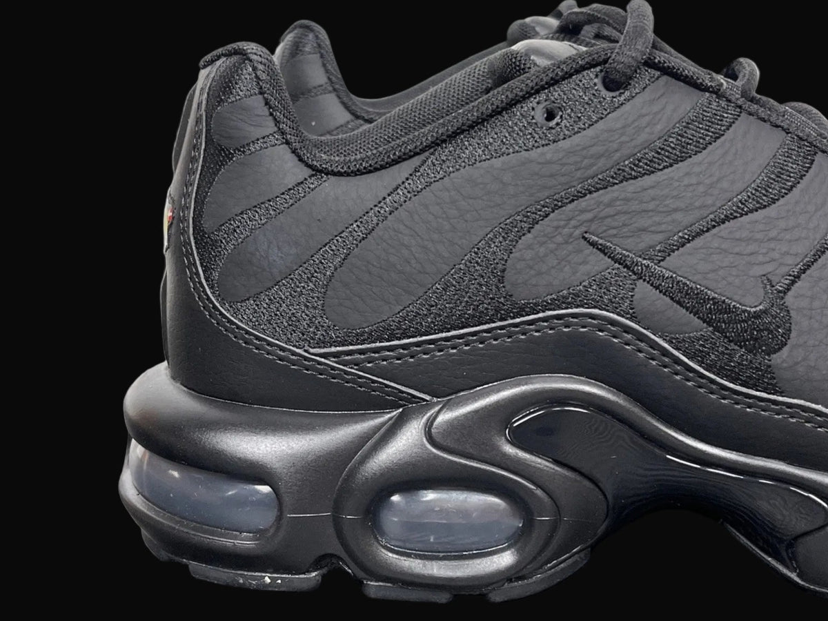 Nike Air Max Plus Triple Black Leather