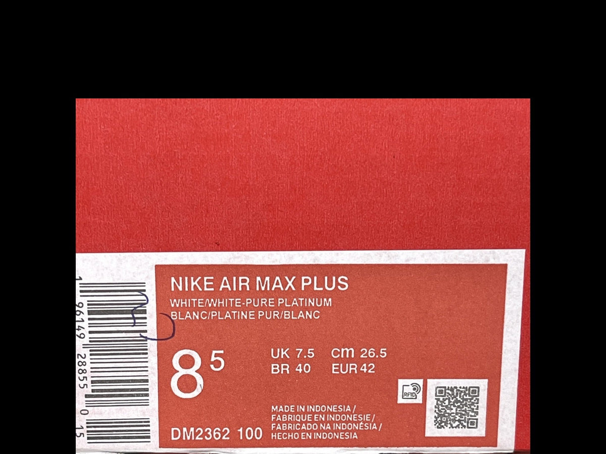 Nike Air Max Plus Triple White Womens