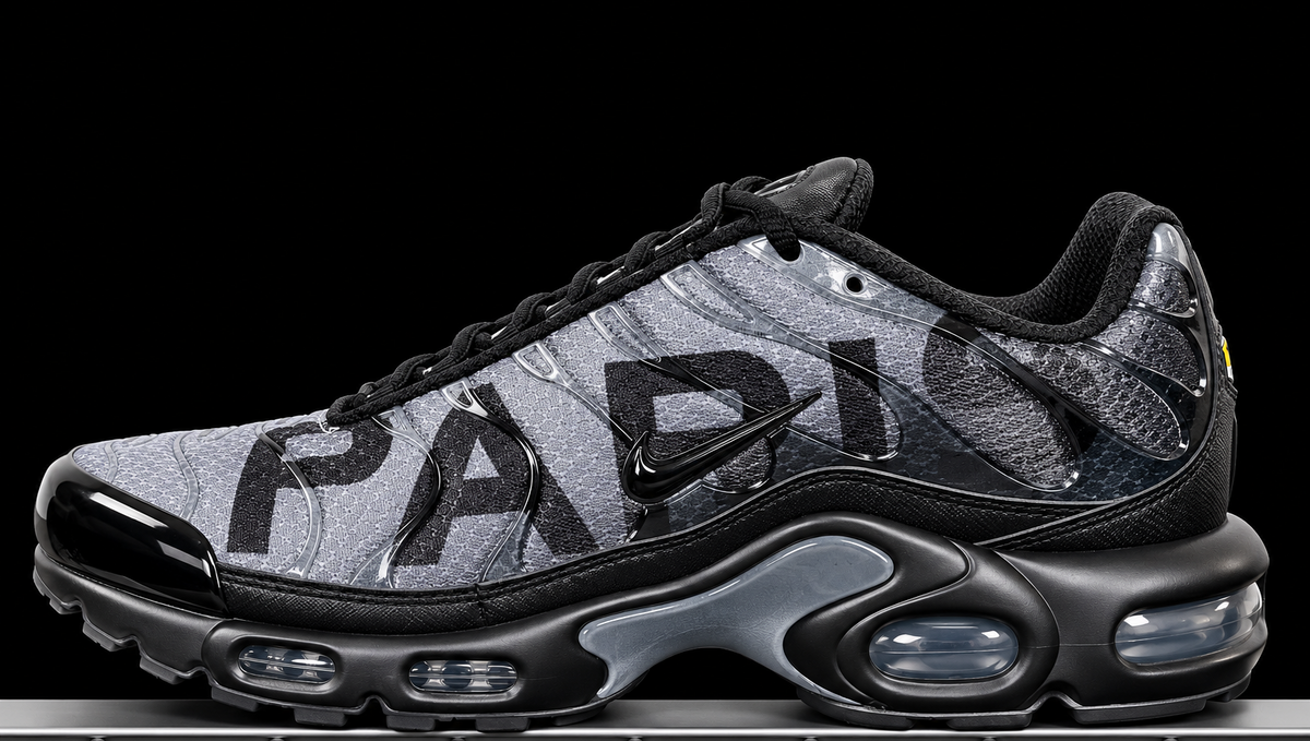 PSG Nike Air Max Plus Premium Black Particle Grey