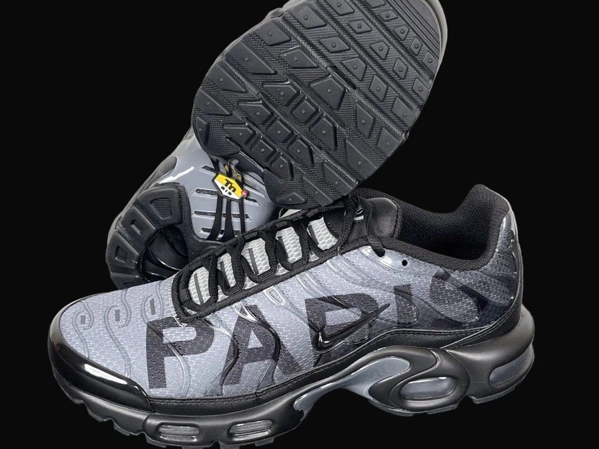 PSG Nike Air Max Plus Premium Black Particle Grey