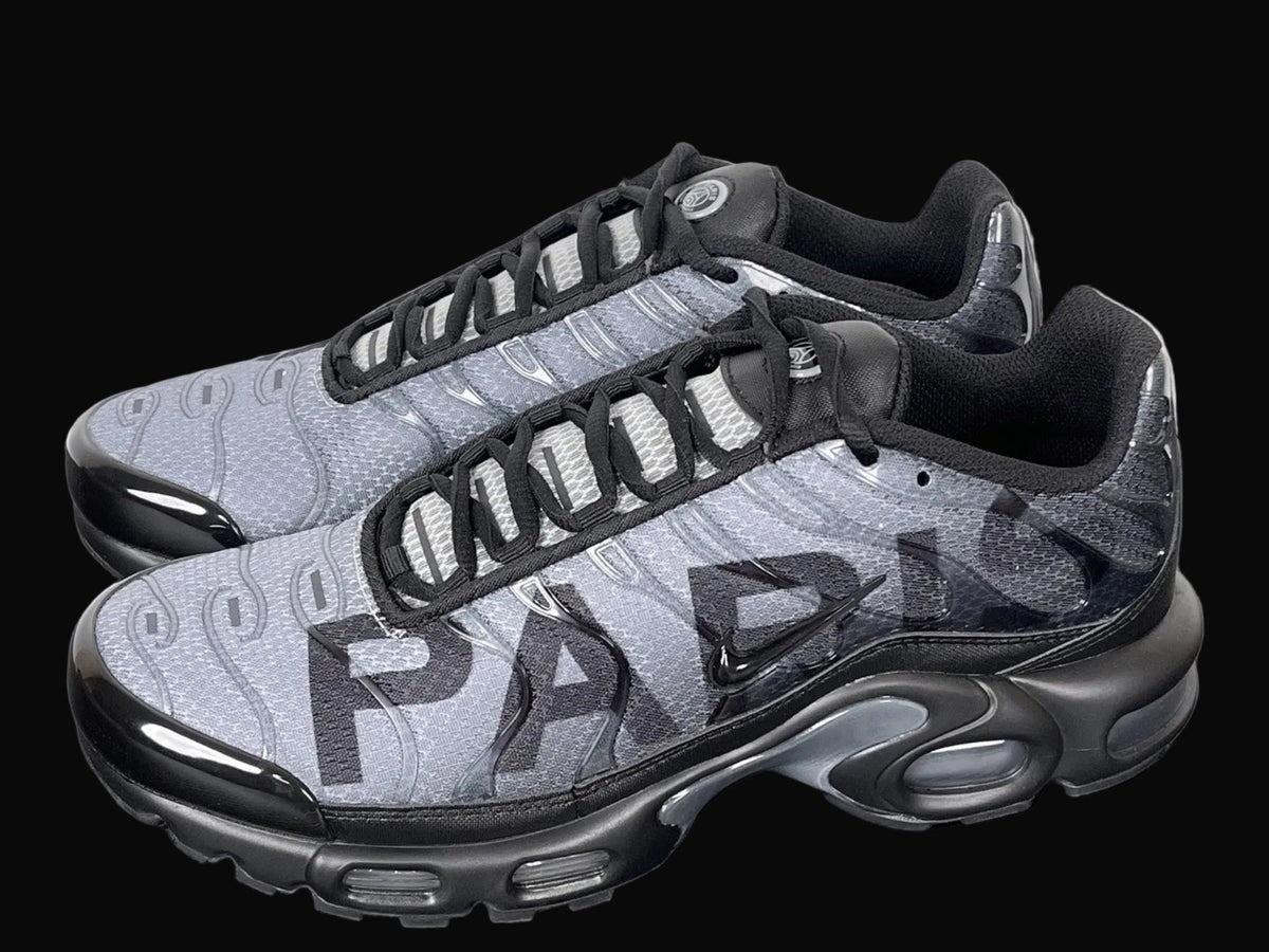 PSG Nike Air Max Plus Premium Black Particle Grey