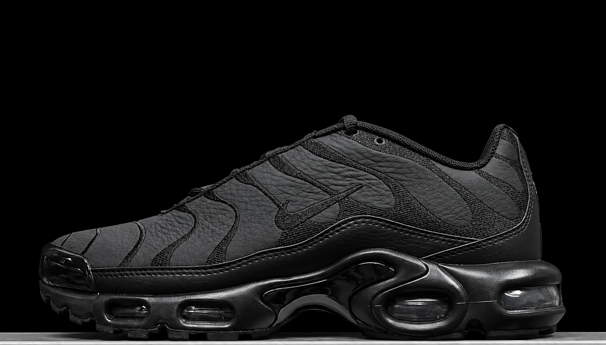 Nike Air Max Plus Triple Black Leather