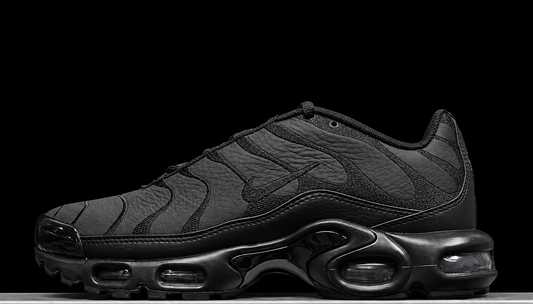 Nike Air Max Plus Triple Black Leather