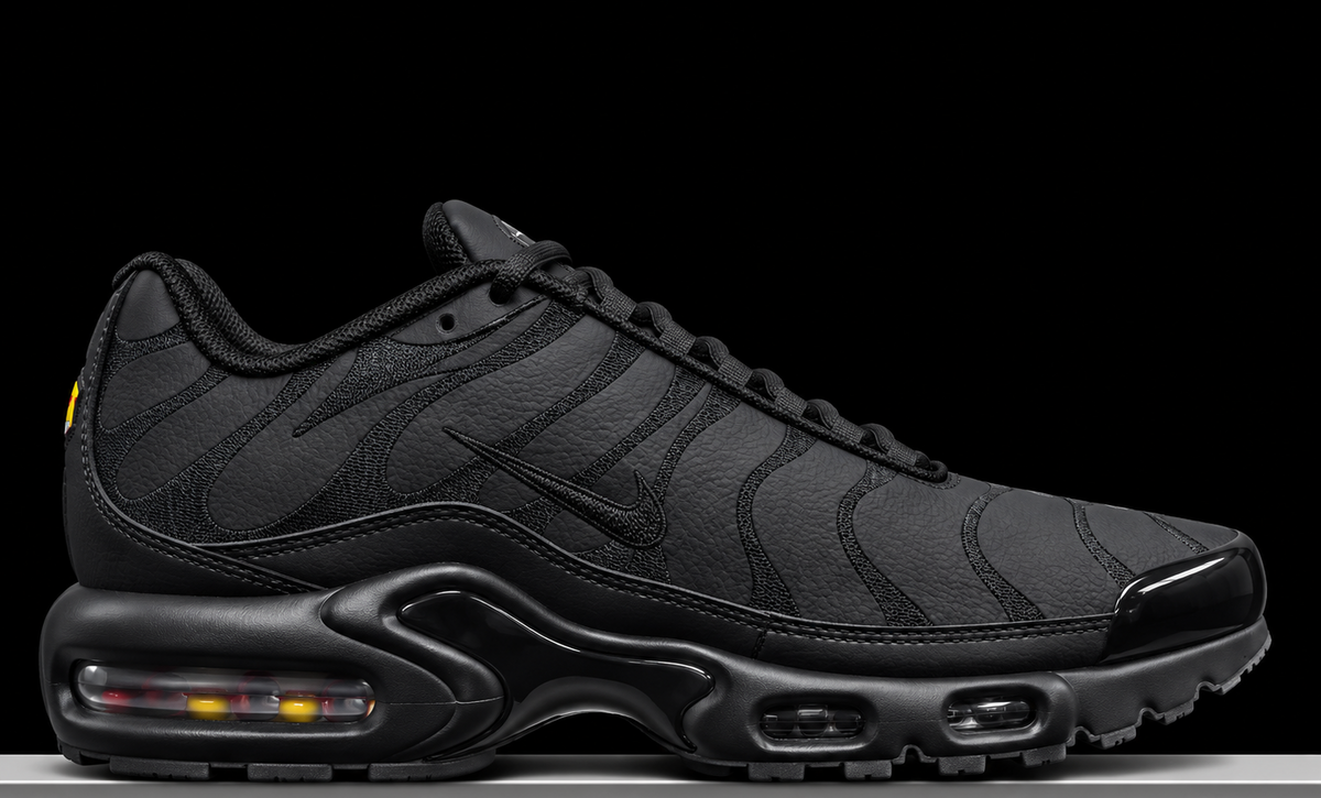 Nike Air Max Plus Triple Black Leather