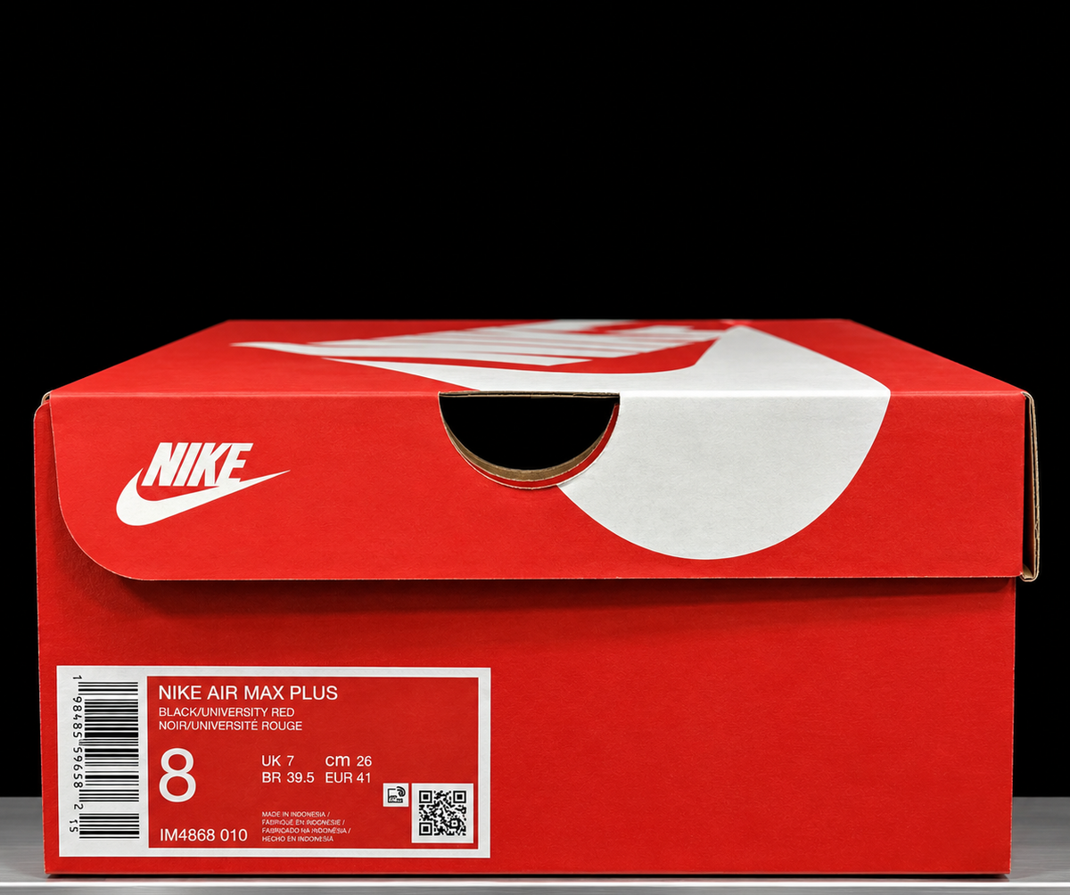 Nike Air Max Plus Sith Lightsaber Black Red