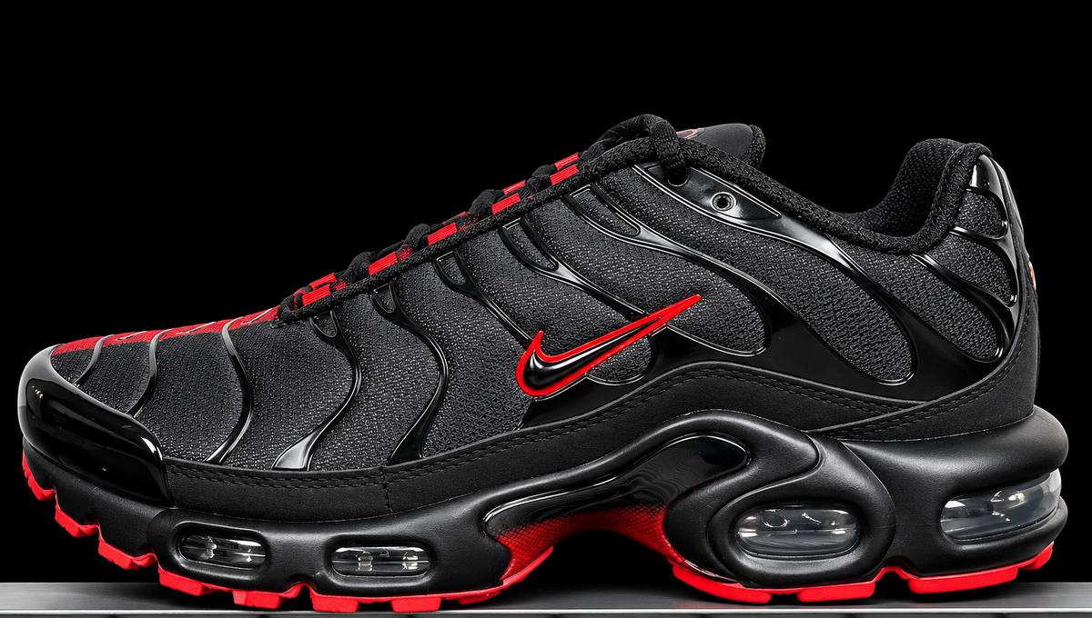 Nike Air Max Plus Sith Lightsaber Black Red