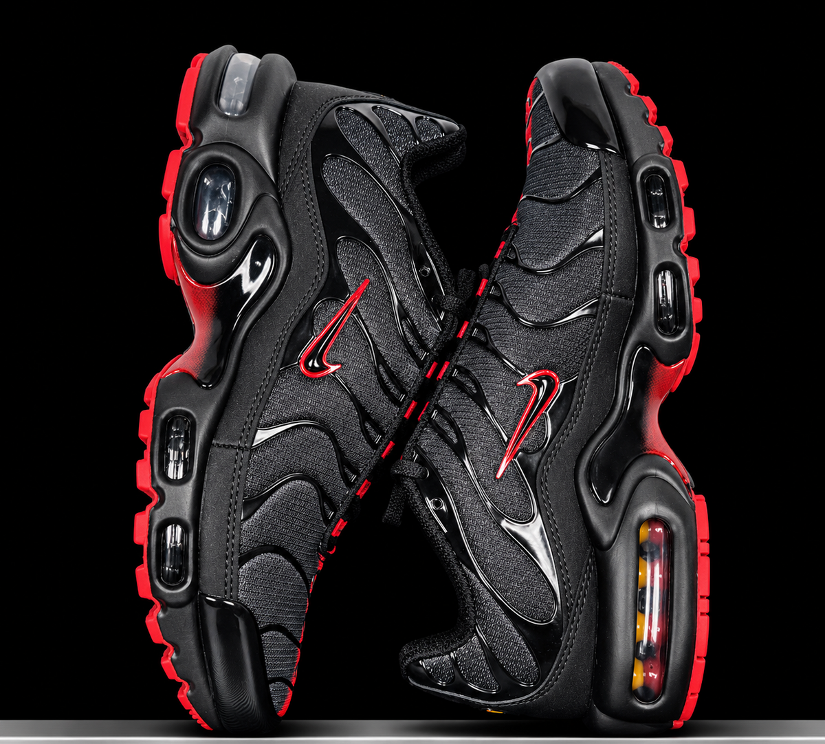 Nike Air Max Plus Sith Lightsaber Black Red