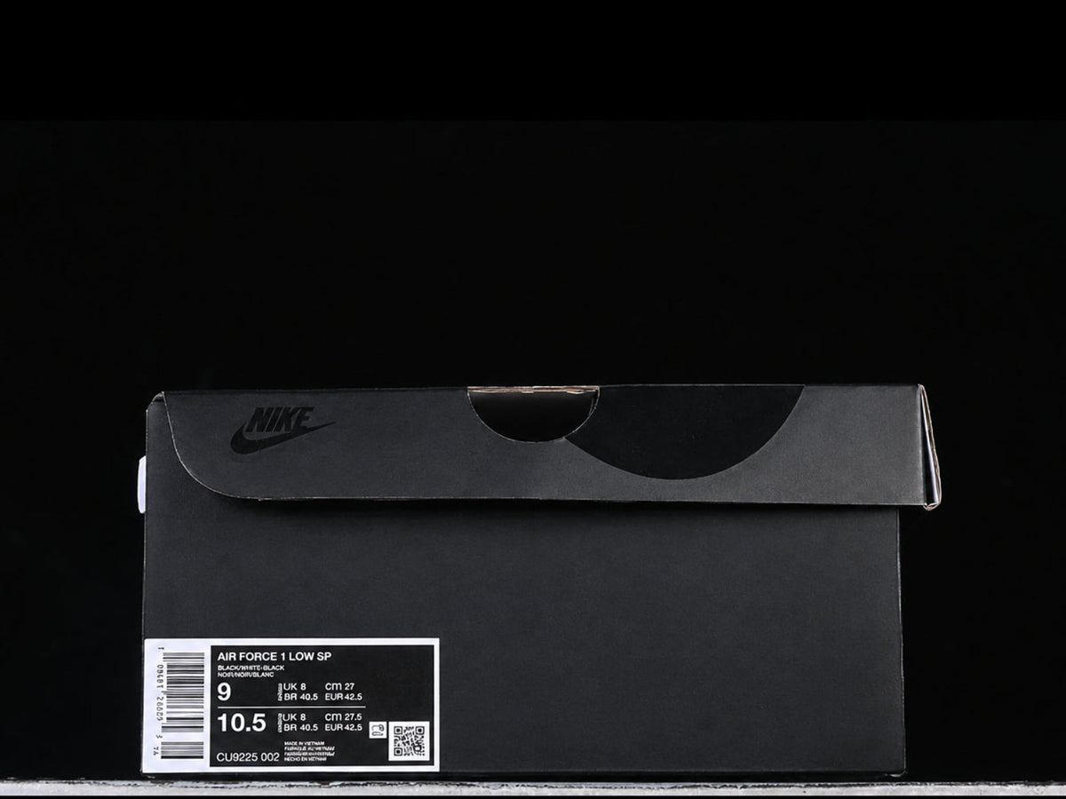 Supreme x Nike Air Force 1 Low 'Black / White'