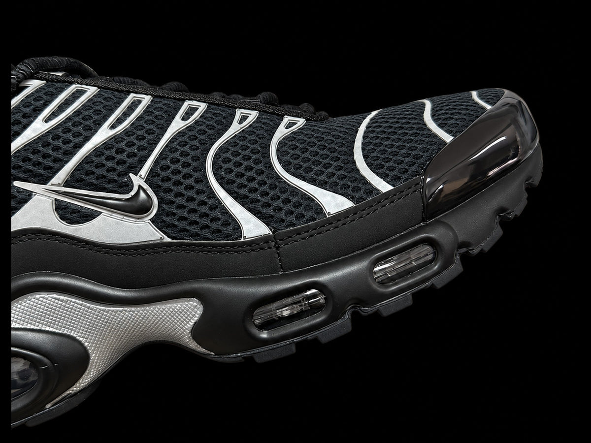 Nike Air Max Plus Premium Black Reflective Silver