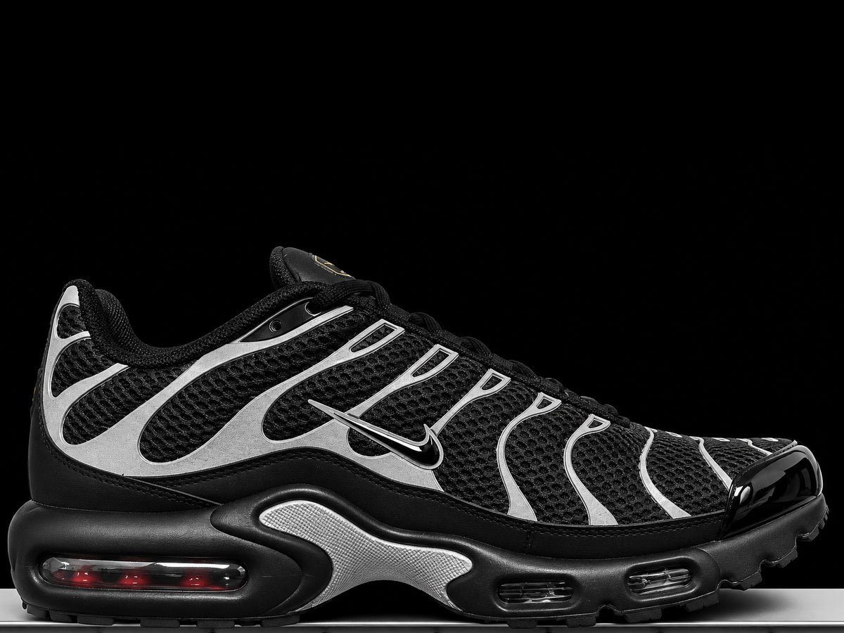 Nike Air Max Plus Premium Black Reflective Silver