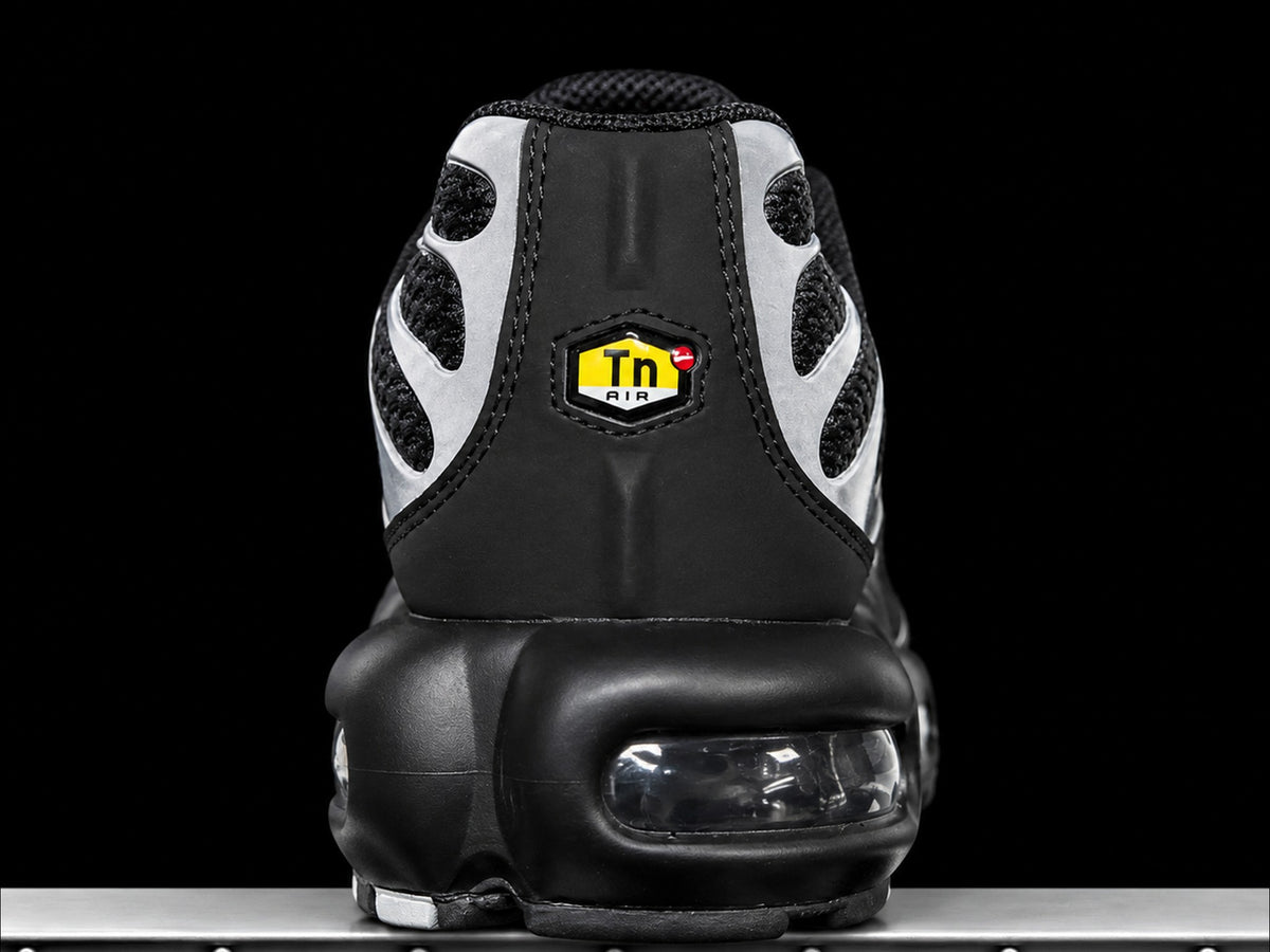 Nike Air Max Plus Premium Black Reflective Silver