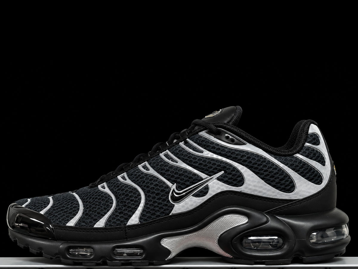 Nike Air Max Plus Premium Black Reflective Silver