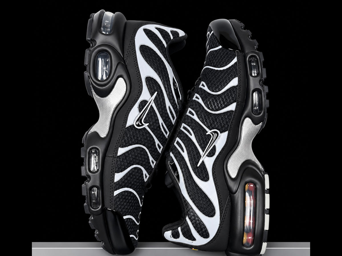 Nike Air Max Plus Premium Black Reflective Silver