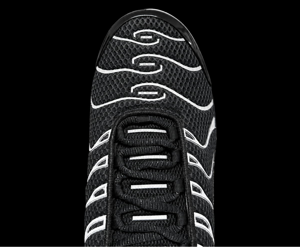Nike Air Max Plus Premium Black Reflective Silver