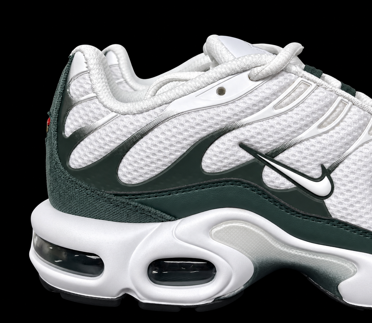 Air Max Plus Multi Swoosh White Green