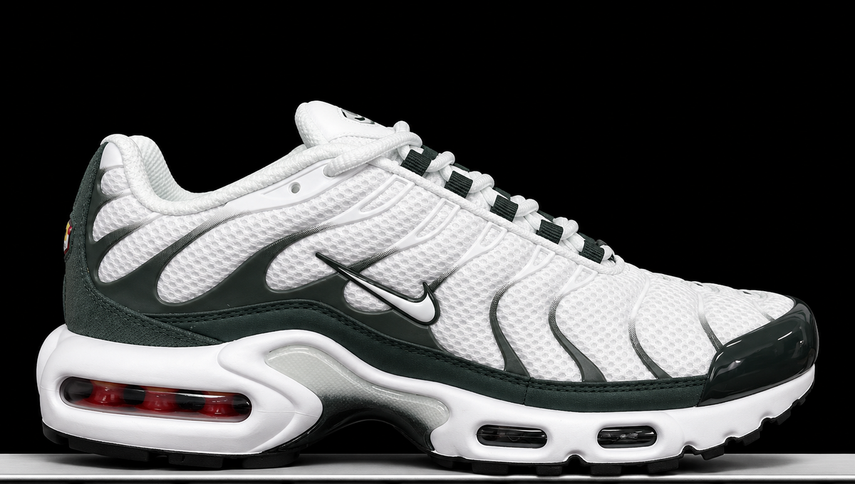 Air Max Plus Multi Swoosh White Green